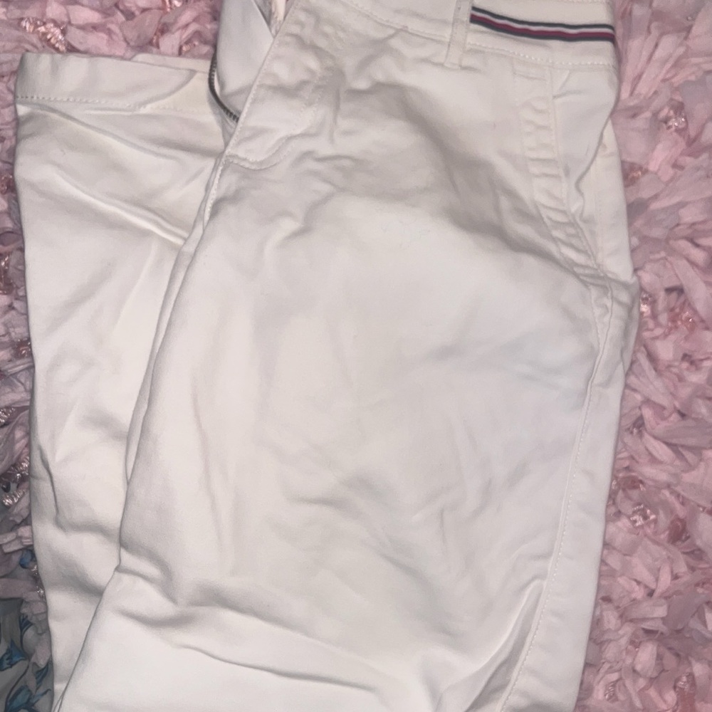 Tommy Hilfiger Women's White Capris